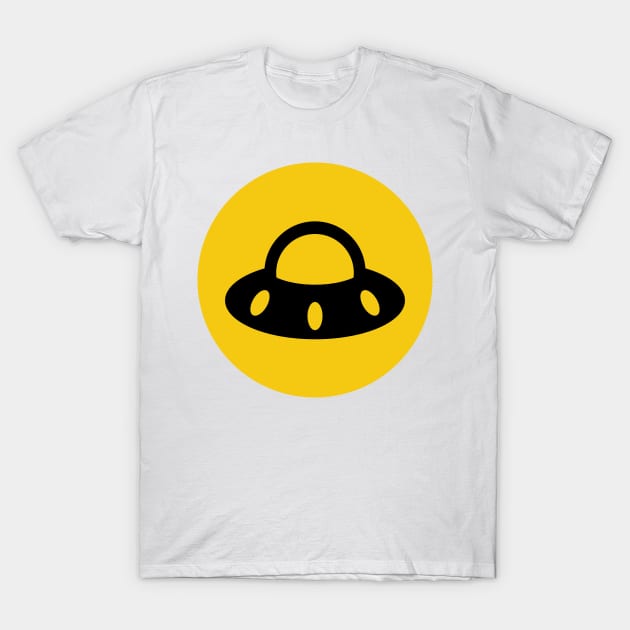 Extraterrestrial Hazard Symbol T-Shirt by powniels